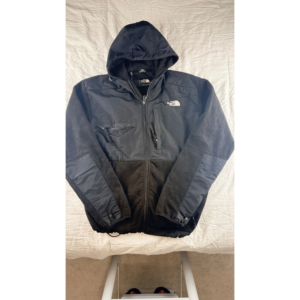 The North Face Denali Fleece Jacket Men's Small Black Full Zip Hooded
